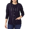 Cable Knit Cardigan, , large