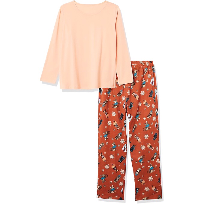 Cozee Corner® Women's Flannel Pajamas, Dogs Cats, large