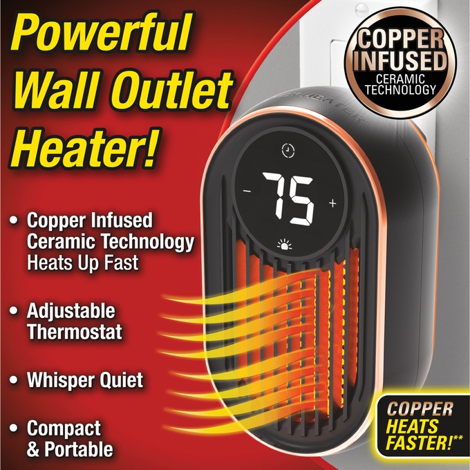 Handy Heater Copper Core Plug-In, , large