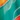 Long Satin Caftan, Turquoise Multi Wave, swatch