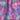 Free-Flowing Shift Dress, Violet Multi, swatch
