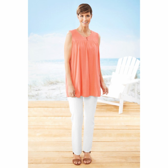 Shirred Bra Top, , large