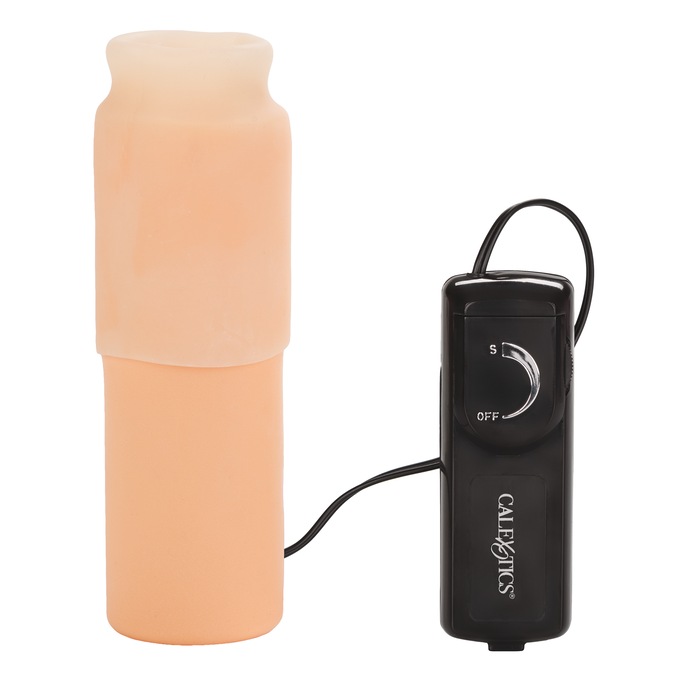 Vibrating Oro Simulator Stroking Sleeve, , large