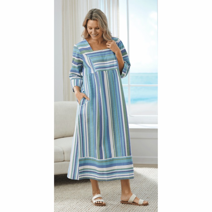 Seersucker Lounger, , large