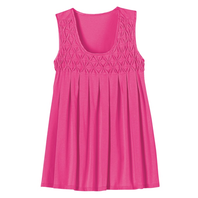 Sleeveless Knit Shorty Pajama, , large