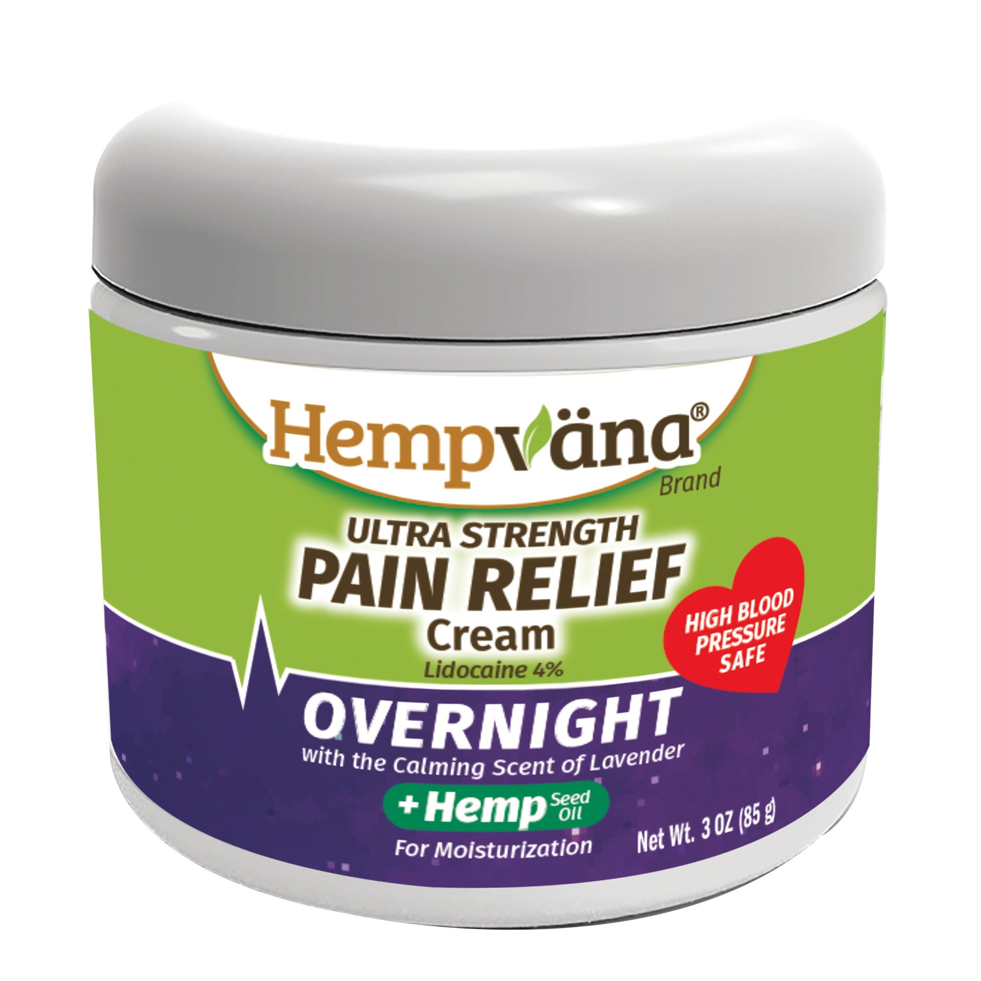 Hempvana Ultra Strength Overnight Pain Cream, , large