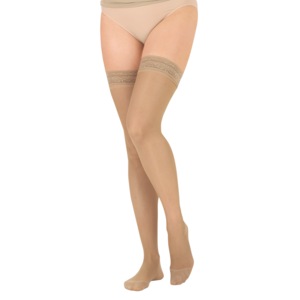 Dr. Leonard’s Graduated Compression Thigh-High - Moderate Support, , large