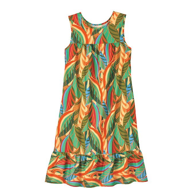 Breezy Sundress, Leaves, large