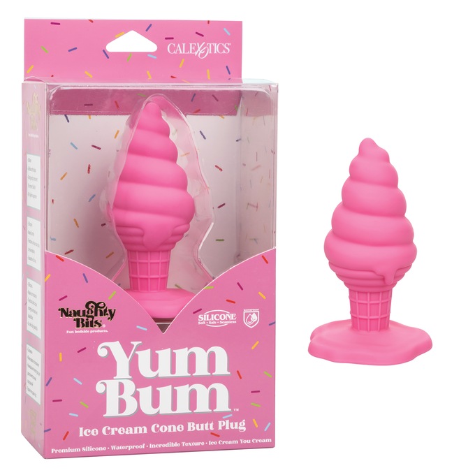 Naughty Bits® Yum Bum™ Ice Cream Cone Butt Plug, , large