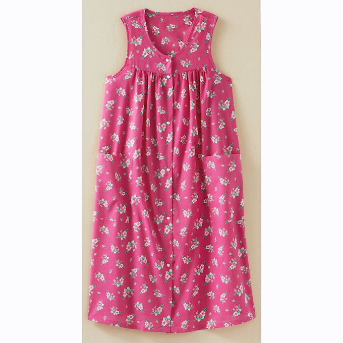 cotton shift dress with pockets Essentials Women's Sleeveless Woven Cotton Shift Dress with Pockets in Blue