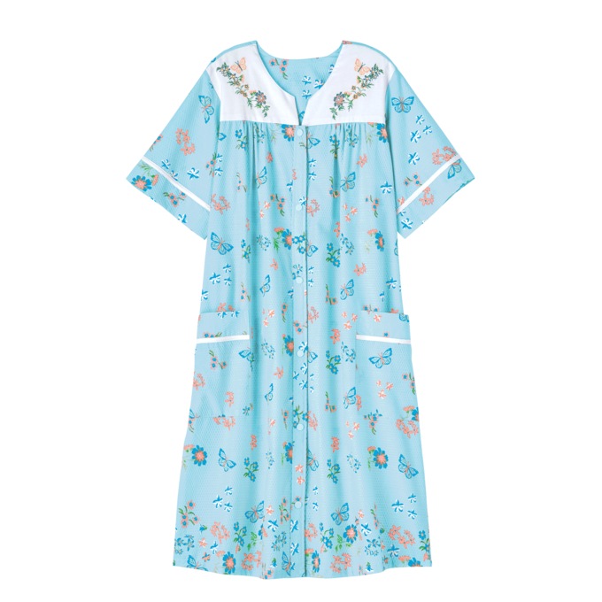 Duster With Embroidered Yoke, , large