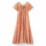 Wide Sweep Zip Lounger, Coral Floral, large