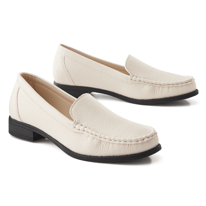 Women's Classic Loafer, Ivory, large