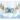 Butterfly Curtain Set, Blue, swatch