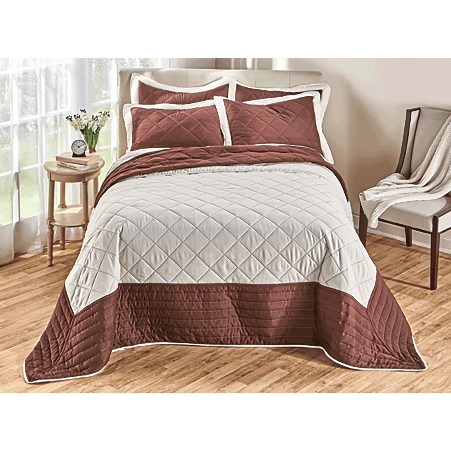 Jenna Reversible Bedspread Carol Wright