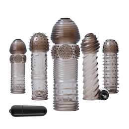 Choose Your Adventure: 5-Sleeve &amp; Bullet Vibrator Set By Selopa, , large