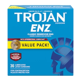 Trojan Enz Condom with Spermicidal Lubricant&mdash;Pack of 36, , large
