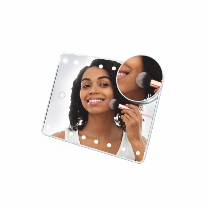 Swivel Light-Up Mirror, , large