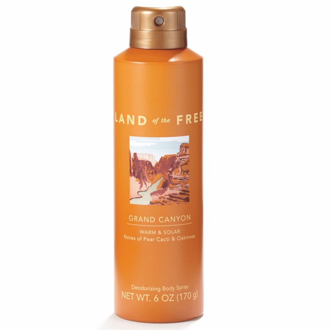 Land of the Free Grand Canyon Deodorizing Body Spray, , large