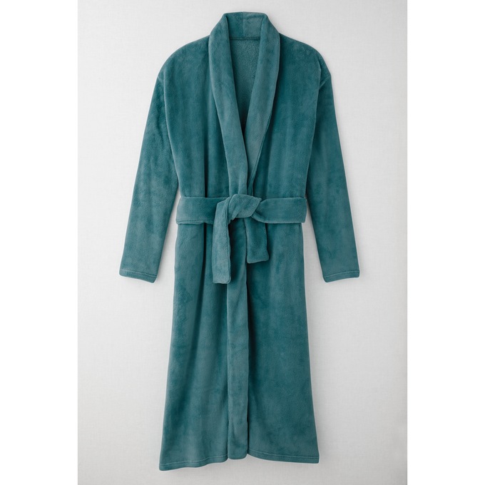 Fleece Wrap Robe, , large