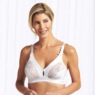 2-Pack Lace Inset Bra, White, large