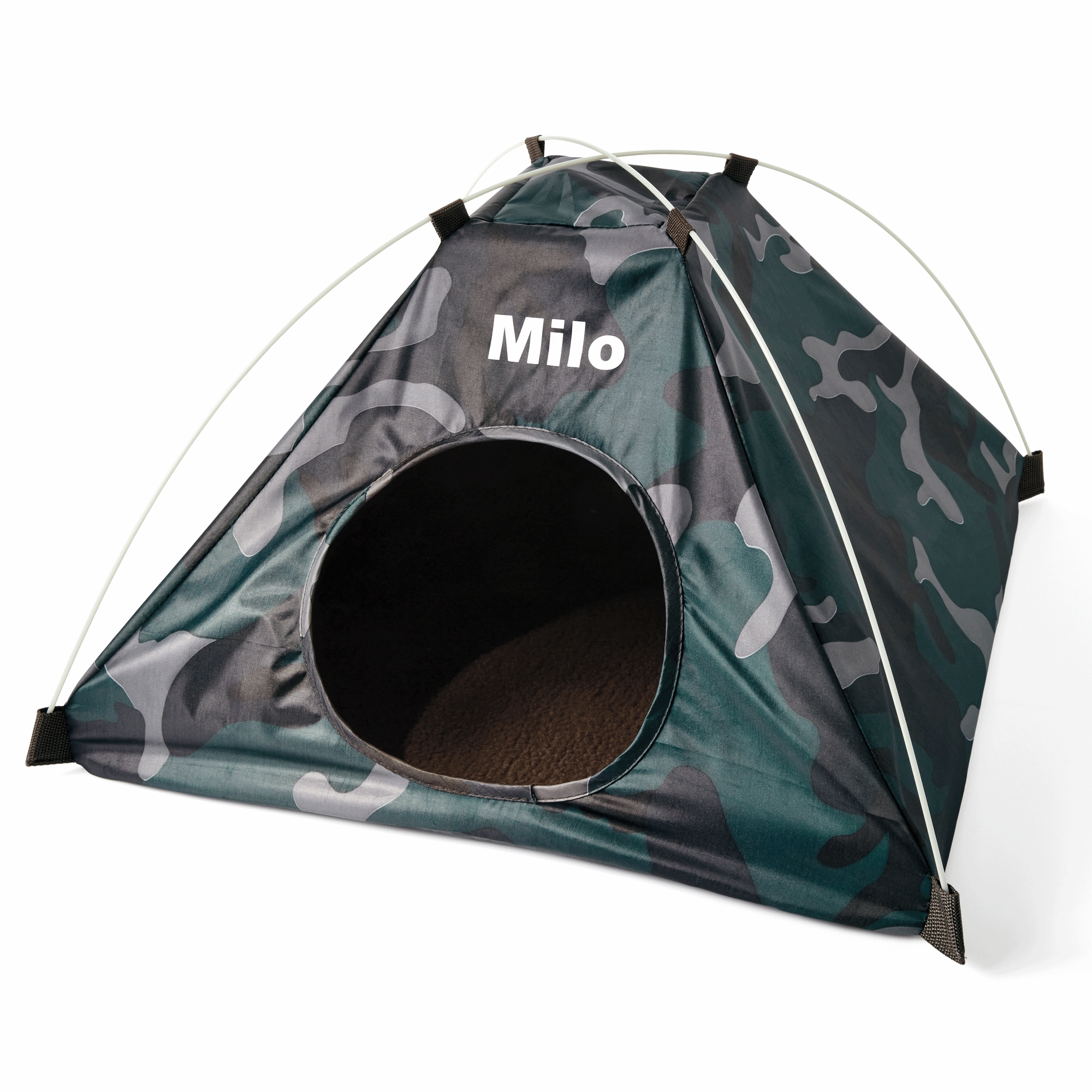 Cozy Camo Cat Tent, , large