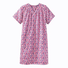 Floral Snap-Front Duster, , large