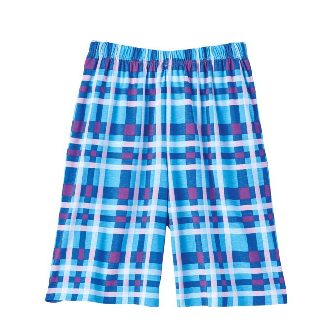 Plaid Shorty PJs, , large