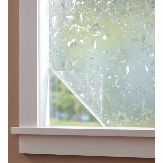 Window Film, Decorative Flower, large