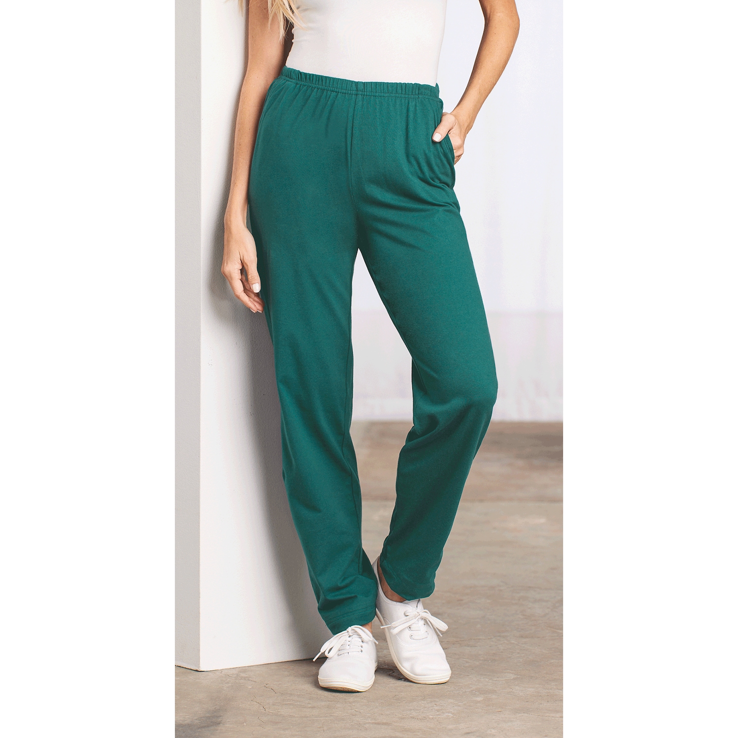 Basic ElasticWaist Pant Carol Wright