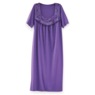 Cotton Knit Gown, , large