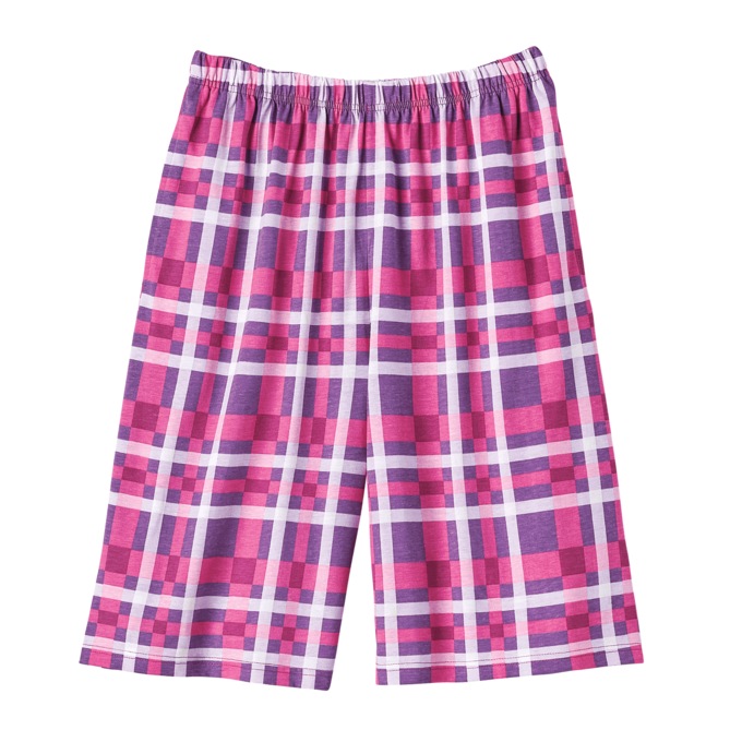 Plaid Shorty PJs, , large