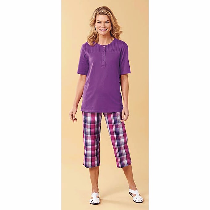 Plaid Capris Carol Wright