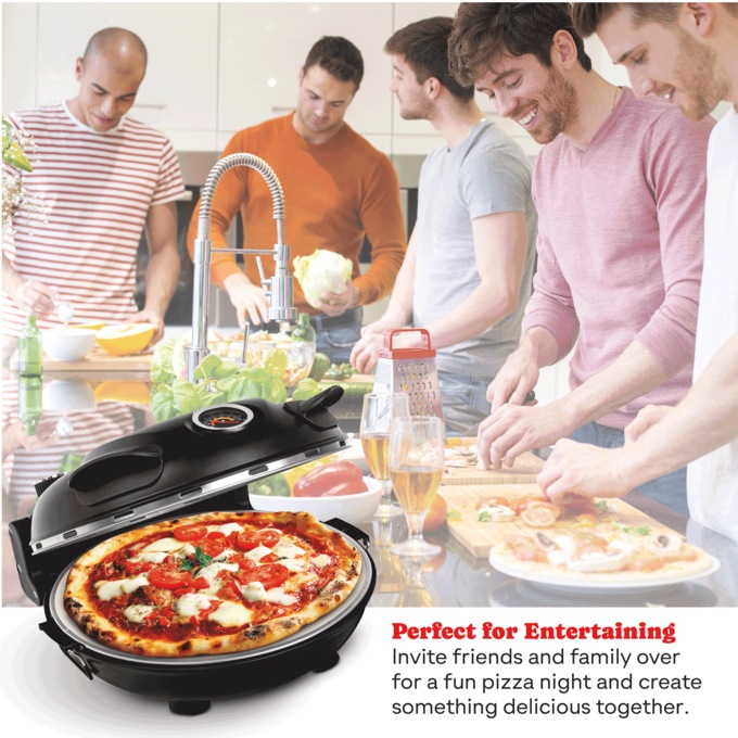 Granitestone Piezano Pizza Oven, Black, large