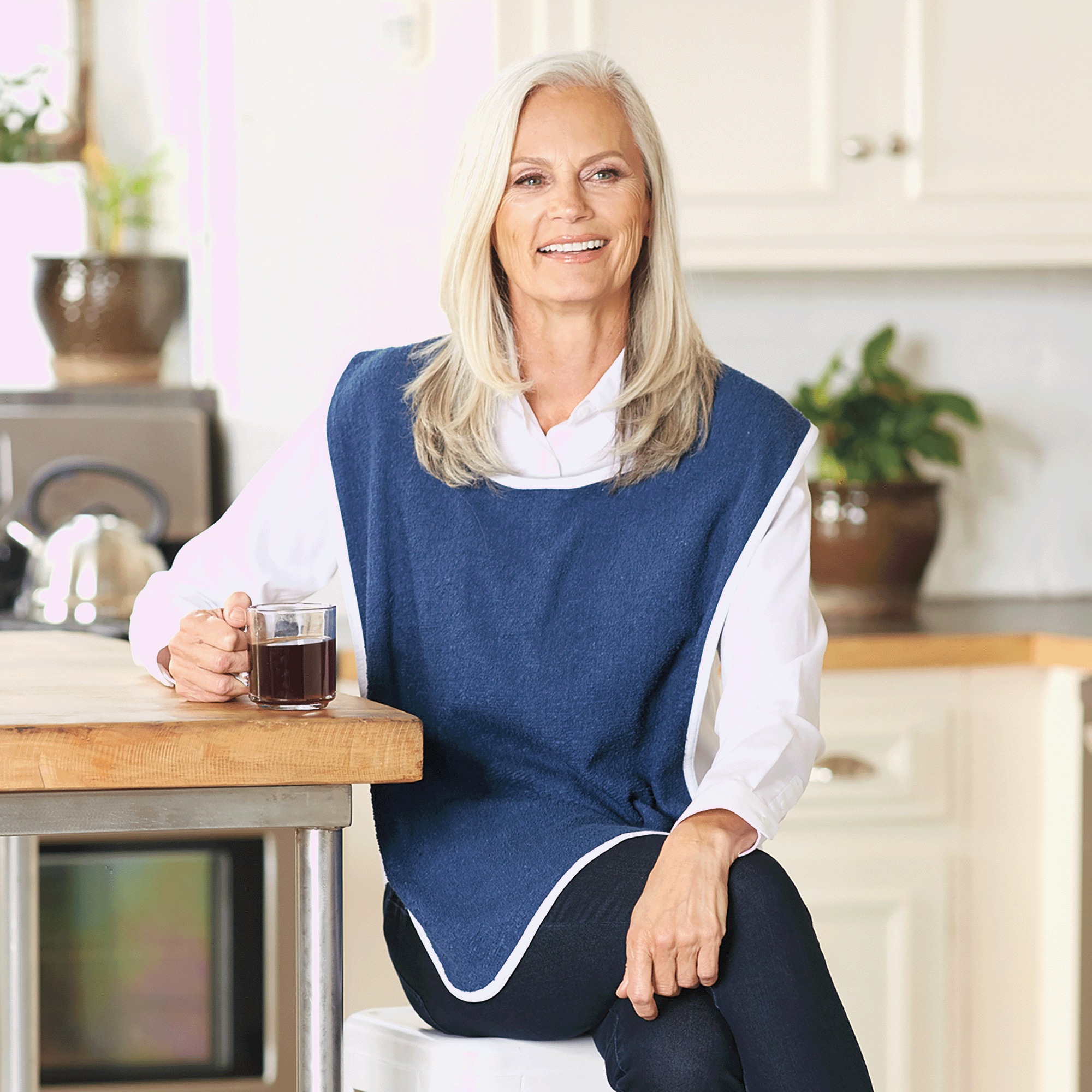 3-Pack Terry Bibs&nbsp;, Navy, large