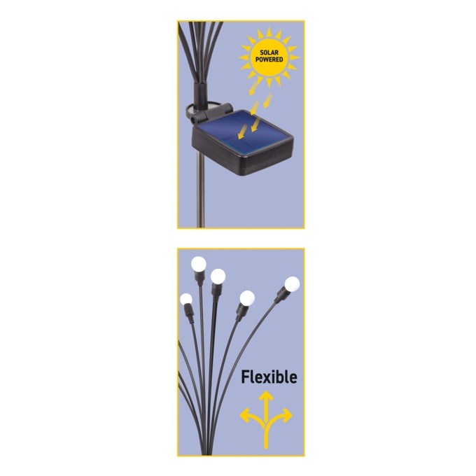 Set of 2 SensorBrite® Solar Powered Garden Lights, , large