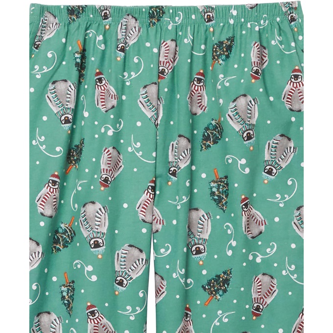 Cozee Corner® Women's Flannel Pajamas, Penguin, large