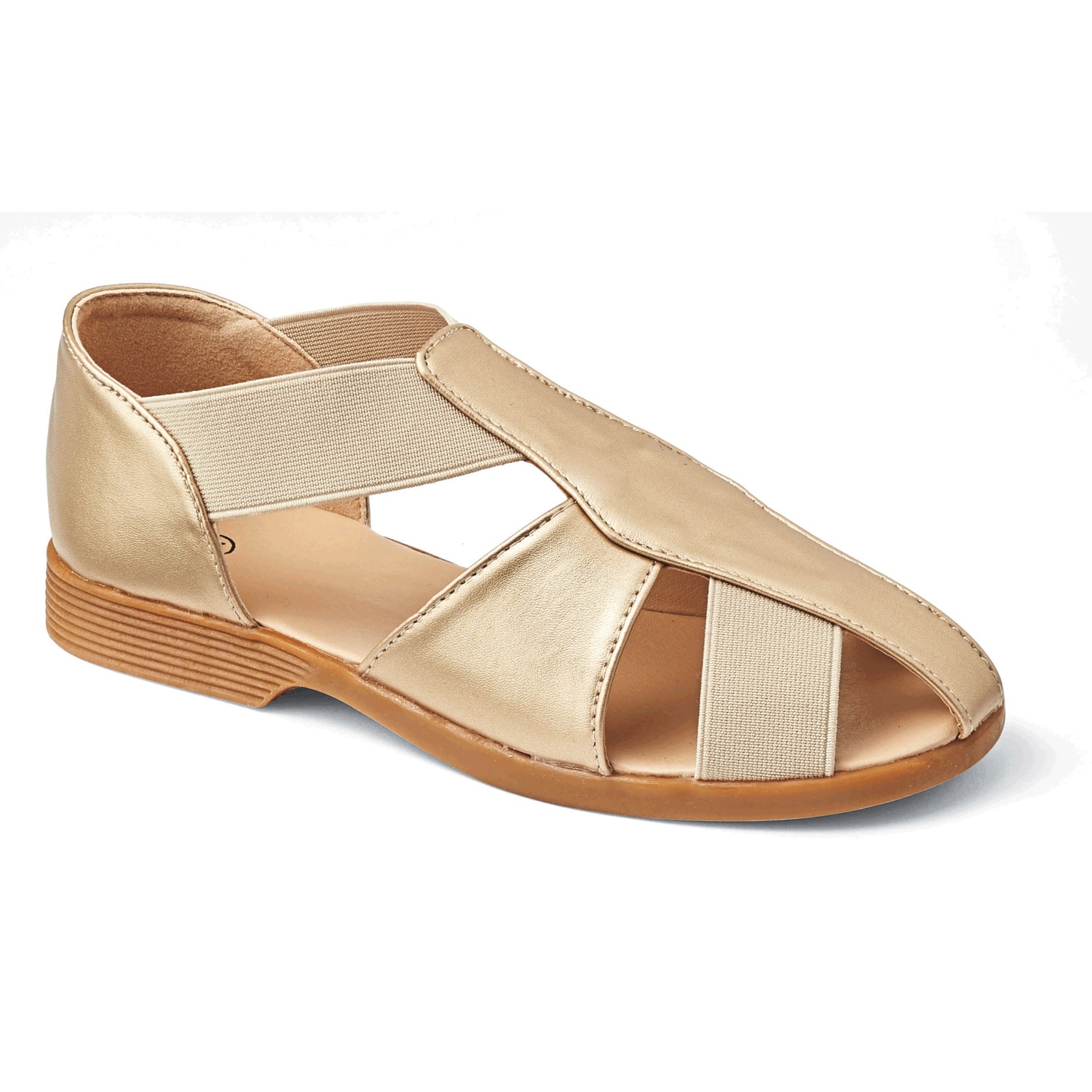 Metallic Stretch Sandal Carol Wright