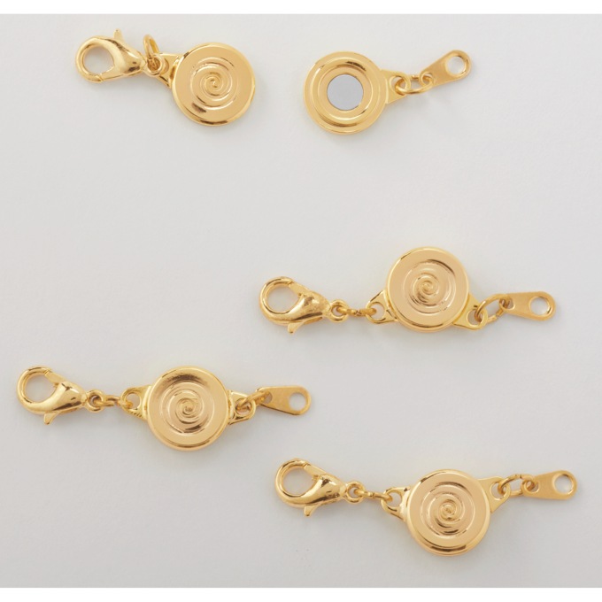 Magnetic Jewelry Clasps, Silver, large