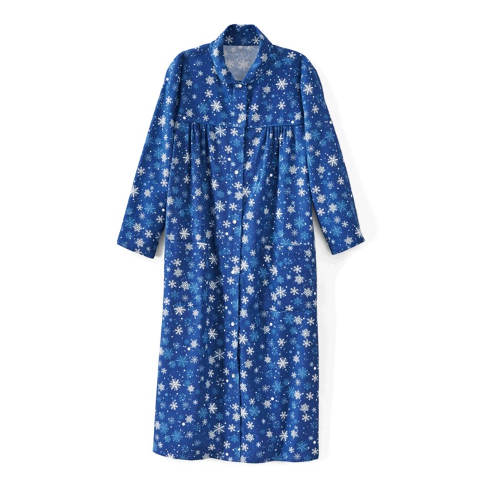 Cozy Flannel Duster, , large