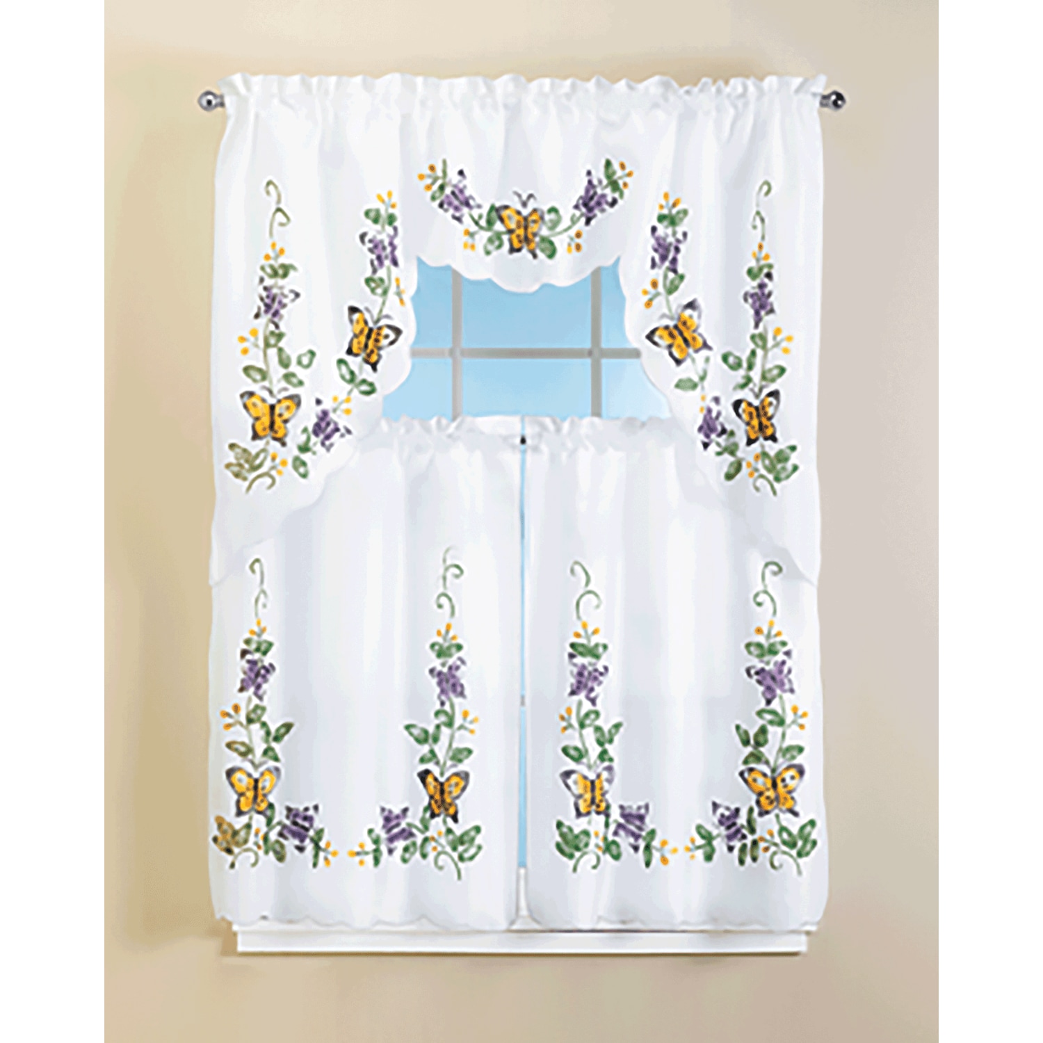 Butterfly Curtain Set Carol Wright
