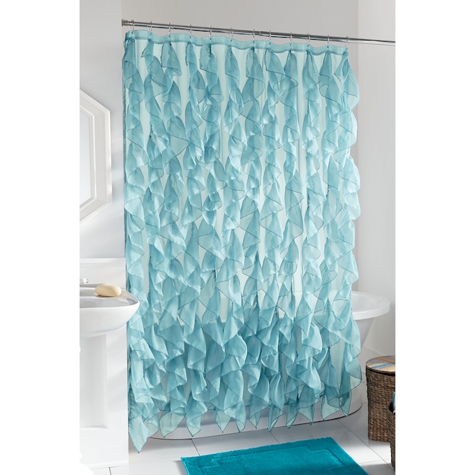 Cascade Shower Curtain, , large