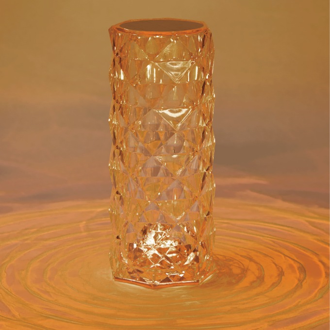 Crystal-Like Table Lamp, , large