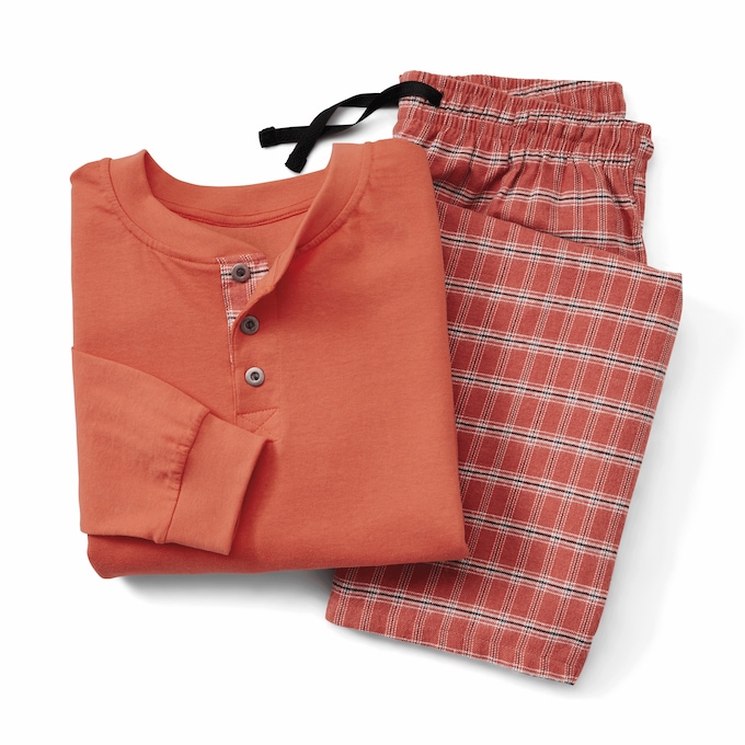 Cozee Corner&reg; Men's Flannel Pajamas, , large