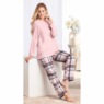 Women's Plaid Flannel PJ Set, , large