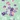 Long-Sleeve Printed Nightgown, Mint Mist, swatch