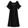 Embroidered Solid Waltz Lounger, , large