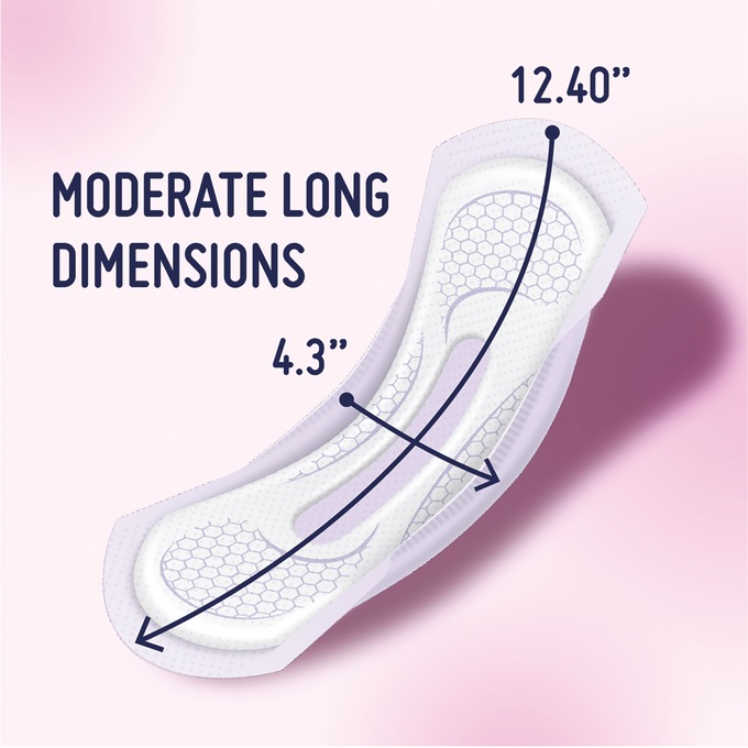 Prevail Incontinence Moderate Absorbency Pads, , large