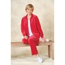 Velour Pant Set with Rhinestones, , large