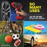 Bulllseye Pro Rechargeable Tire Inflator, , large